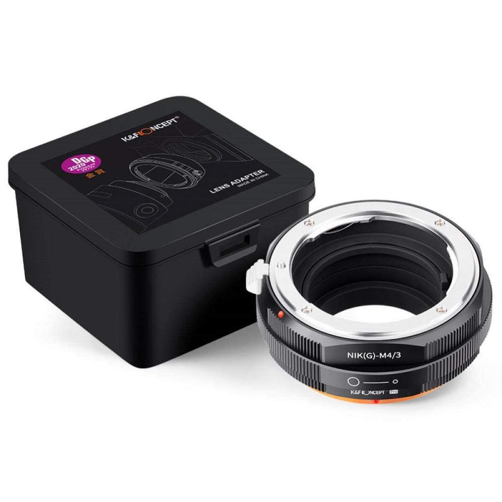 K&F Concept K&F Concept Objektivadapter Pro till Nikon G objektiv for Micro 4/3 kamerahus