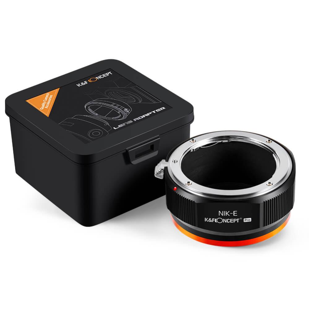 K&F Concept K&F Concept Objektivadapter Pro till Nikon F objektiv for Sony E kamerahus