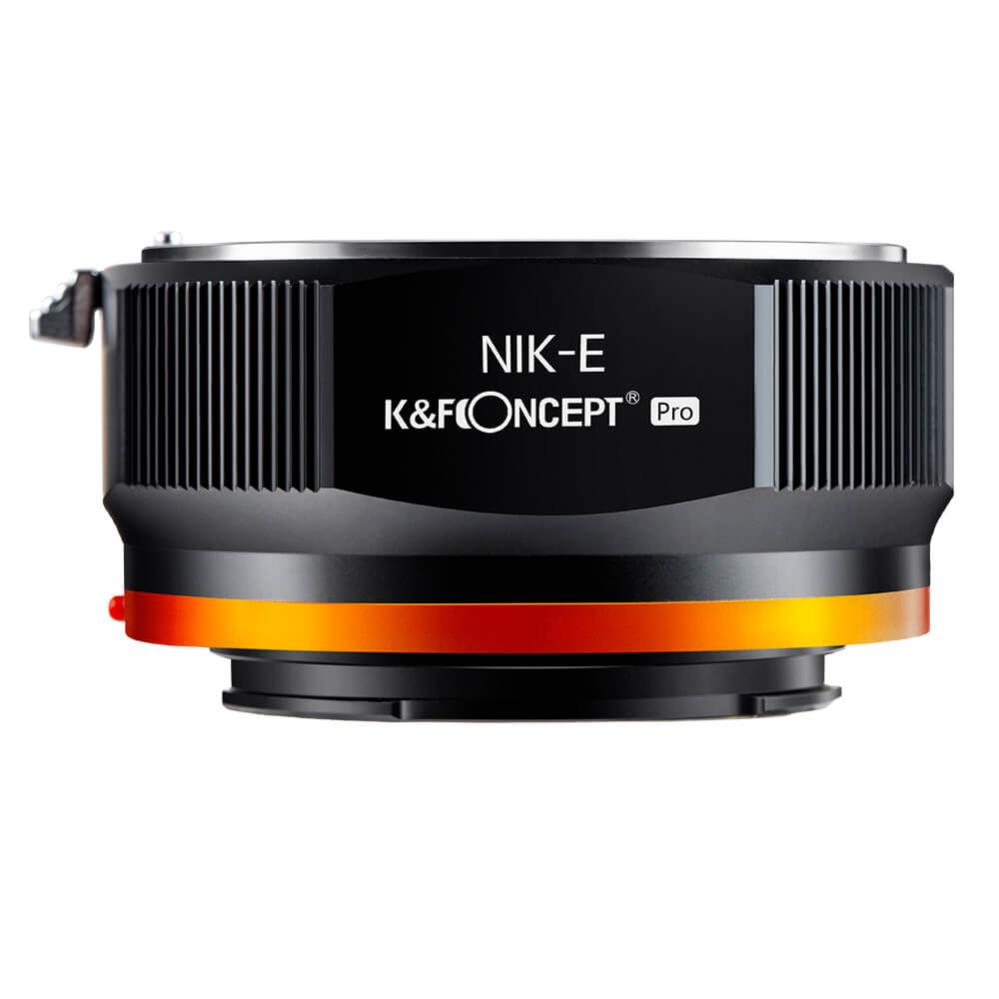 K&F Concept K&F Concept Objektivadapter Pro till Nikon F objektiv for Sony E kamerahus