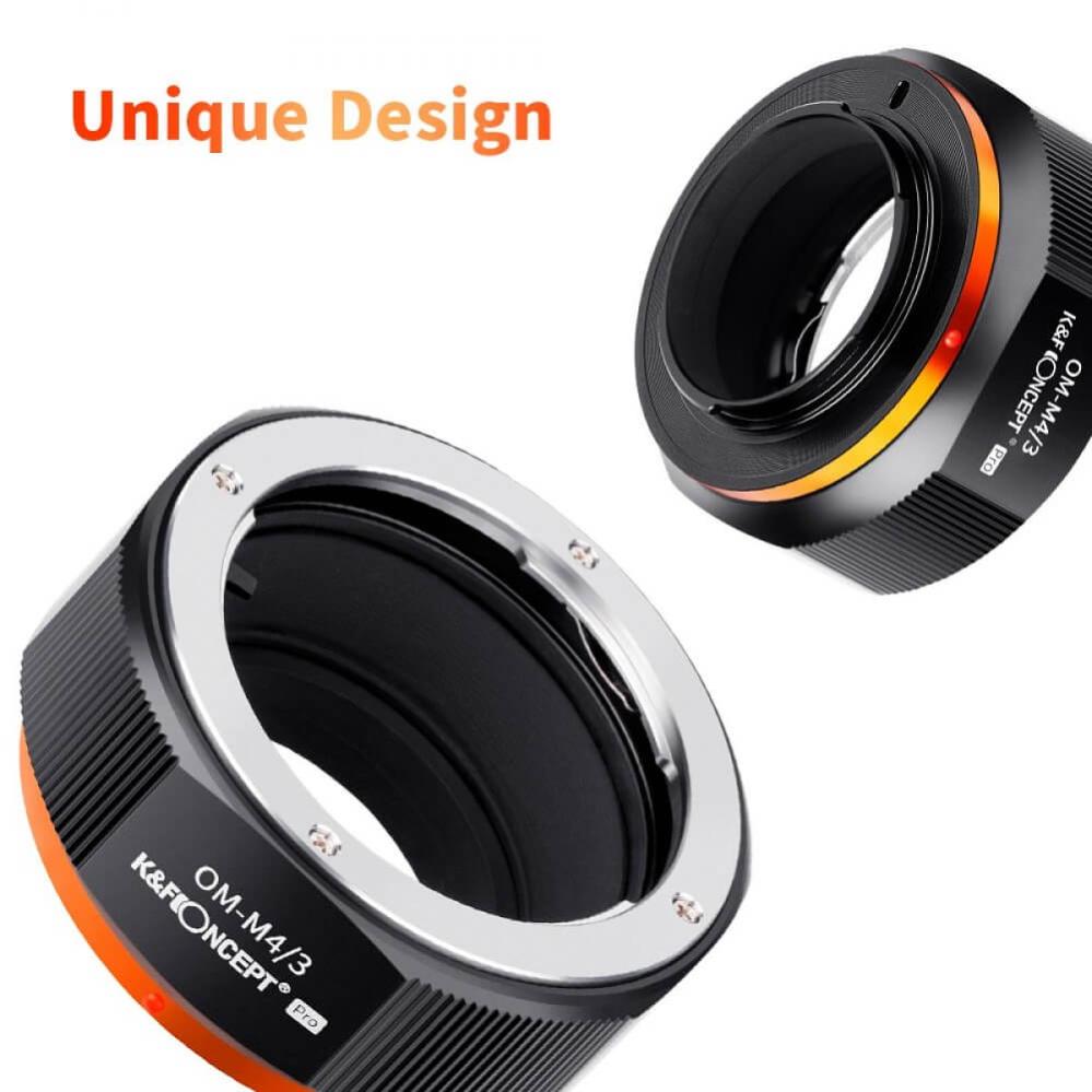K&F Concept K&F Concept Objektivadapter Pro till Olympus OM objektiv for Micro 4/3 kamerahus