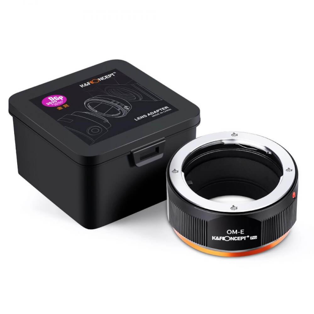 K&F Concept K&F Concept Objektivadapter Pro till Olympus OM objektiv for Sony E kamerahus
