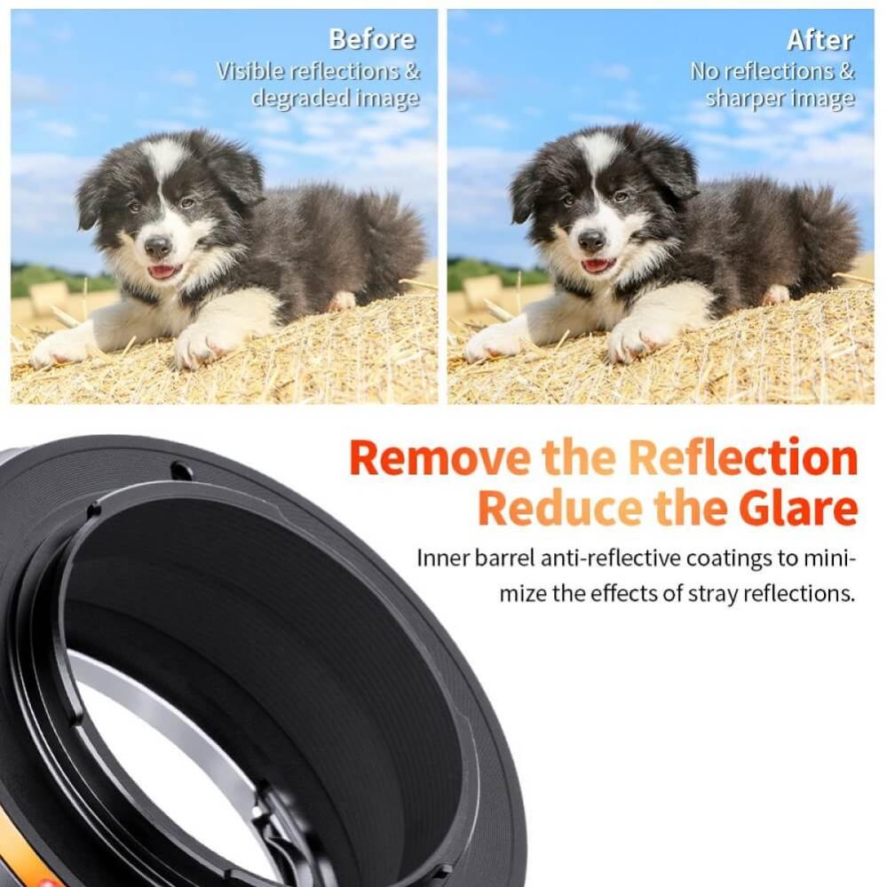 K&F Concept K&F Concept Objektivadapter Pro for Pentax K objektiv for Fujifilm X kamerahus