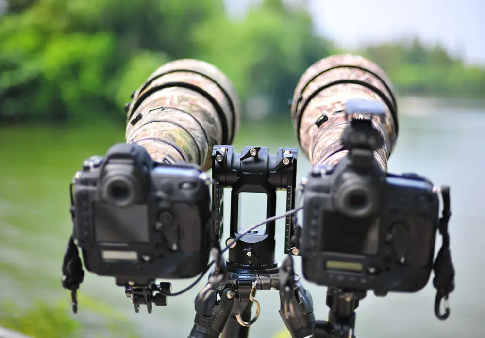 Sunwayfoto Sunwayfoto GH-PRO II Dobbel gimbalhoode for teleobjektiv og viltfoto