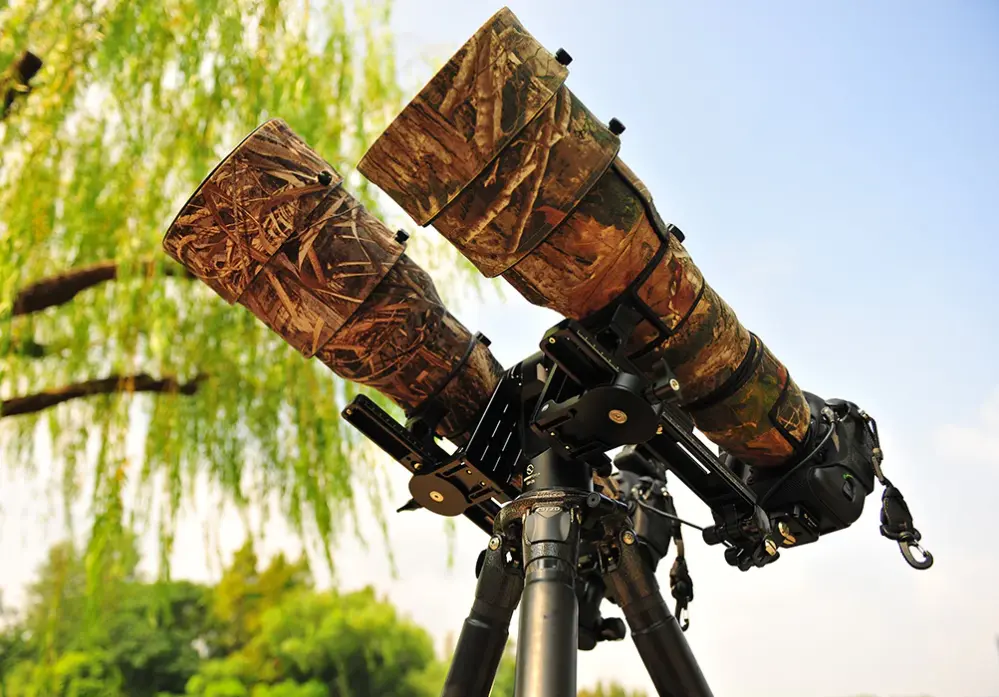 Sunwayfoto Sunwayfoto GH-PRO II Dobbel gimbalhoode for teleobjektiv og viltfoto