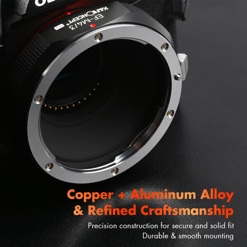 K&F Concept K&F Objektivadapter Pro till Canon EF/EF-S objektiv for Micro 4/3 kamerahus