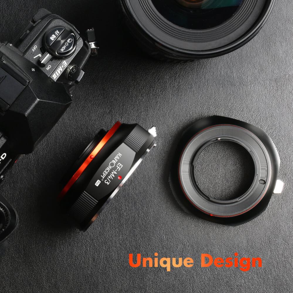 K&F Concept K&F Objektivadapter Pro till Canon EF/EF-S objektiv for Micro 4/3 kamerahus