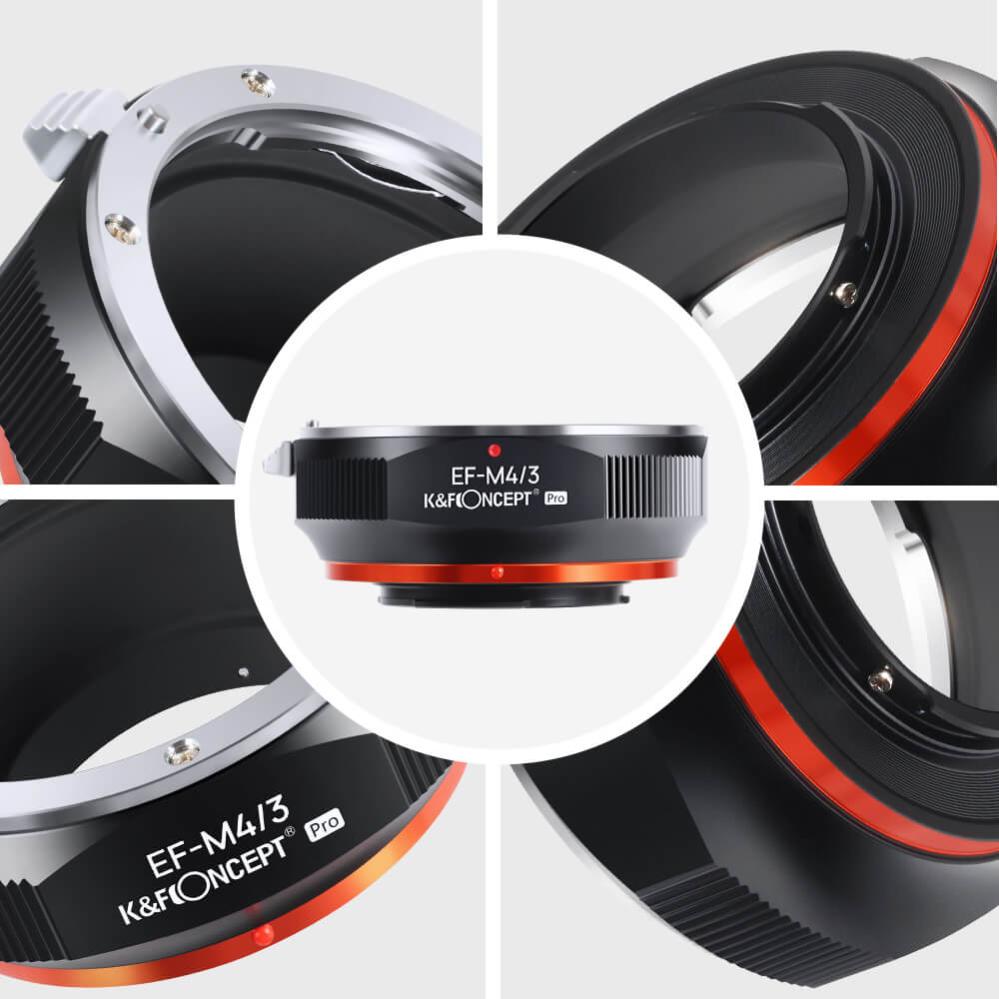 K&F Concept K&F Objektivadapter Pro till Canon EF/EF-S objektiv for Micro 4/3 kamerahus