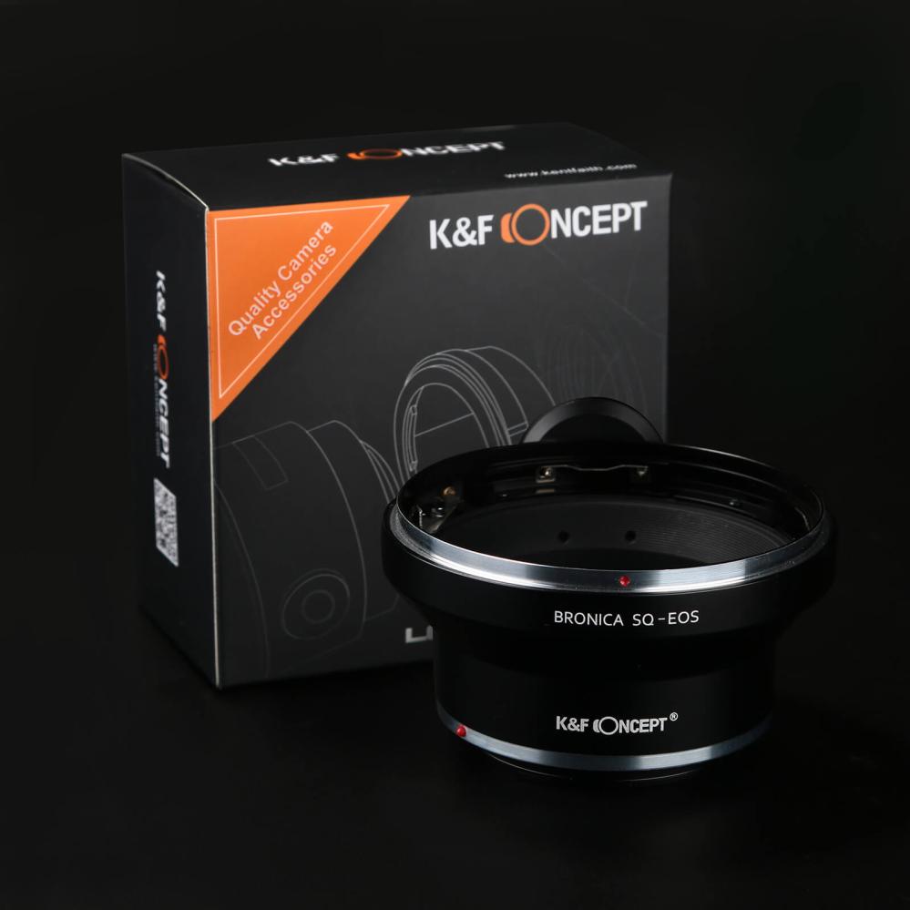 K&F Concept K&F Objektivadapter till Bronica SQ objektiv för Canon EOS kamerahus