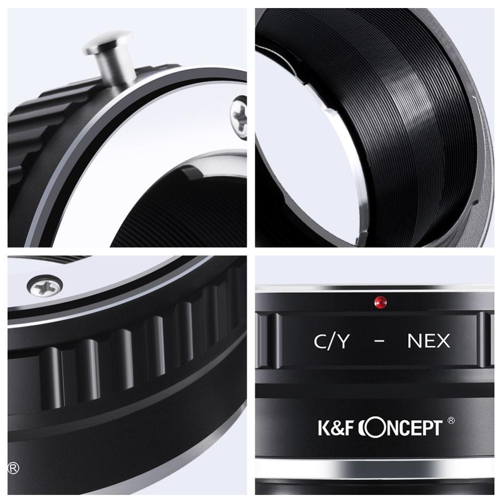 K&F Concept K&F Objektivadapter till Contax/Yashica objektiv for Sony E kamerahus