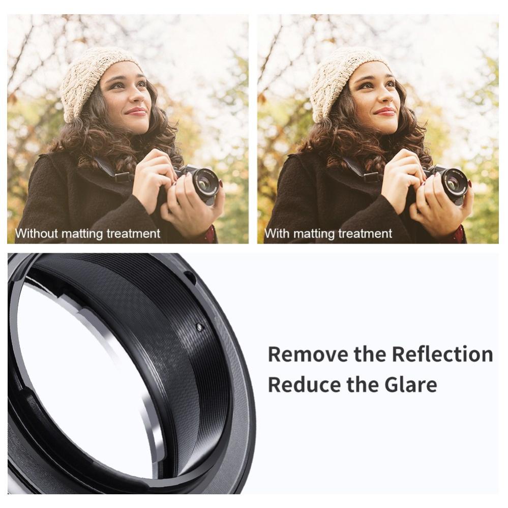 K&F Concept K&F Concept Objektivadapter for Canon EF/EF-S objektiv for Fujifilm X kamerahus