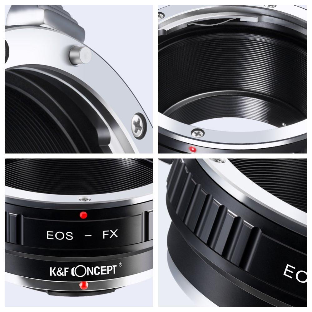 K&F Concept K&F Concept Objektivadapter for Canon EF/EF-S objektiv for Fujifilm X kamerahus