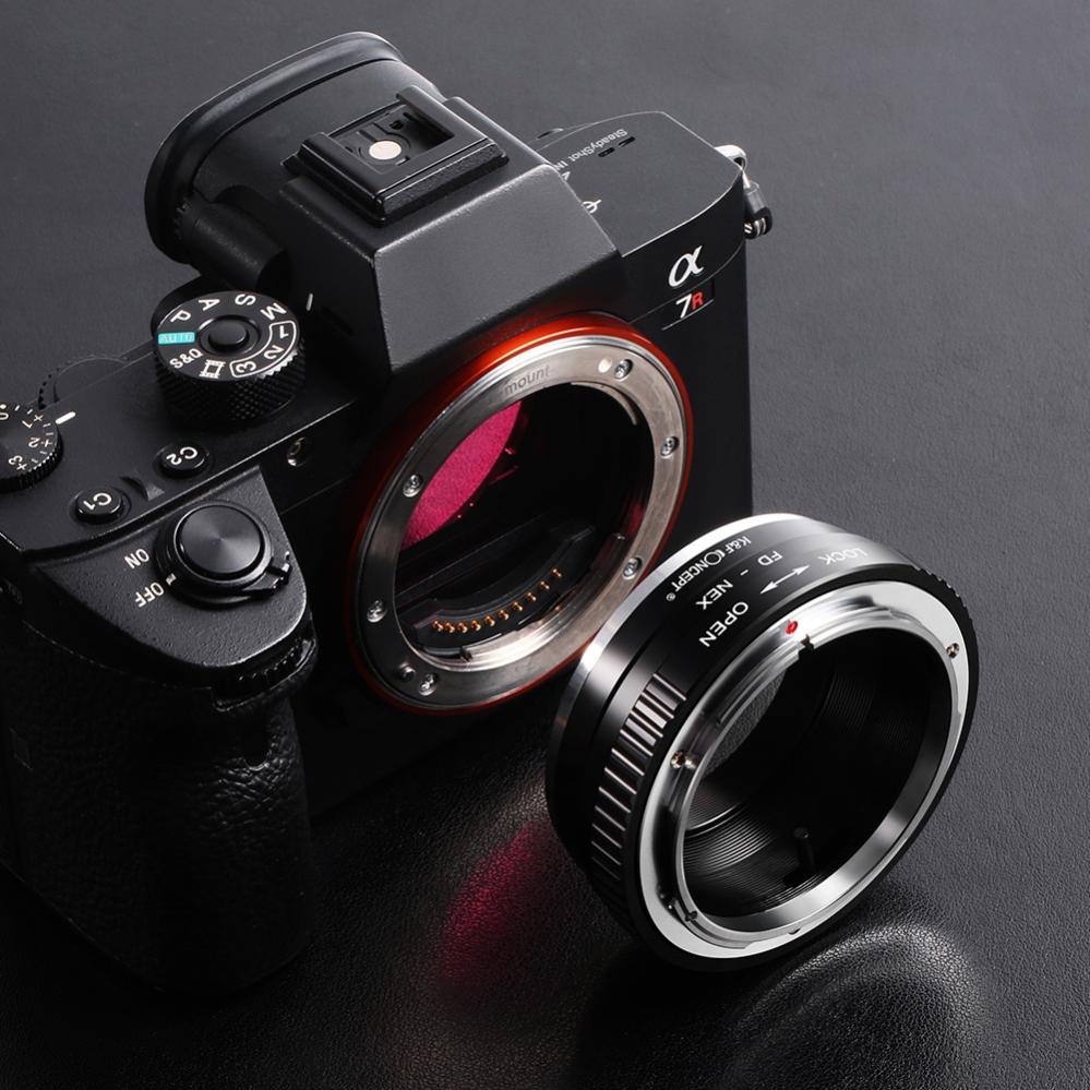 K&F Concept K&F Objektivadapter till Canon FD objektiv for Sony E kamerahus