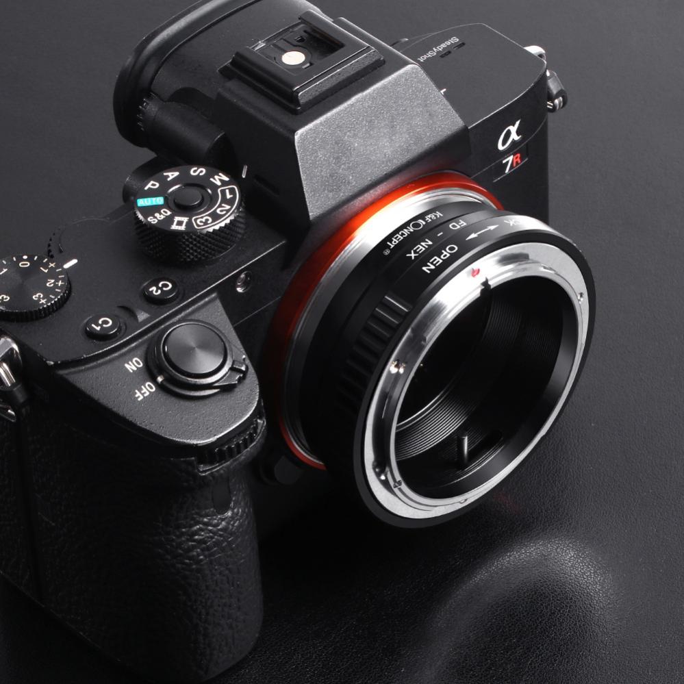 K&F Concept K&F Objektivadapter till Canon FD objektiv for Sony E kamerahus