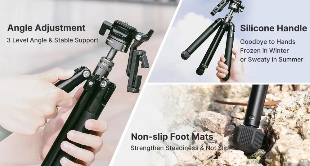 Ulanzi Ulanzi MT-63 Portabelt Kamerastativ 145cm med mobilholder