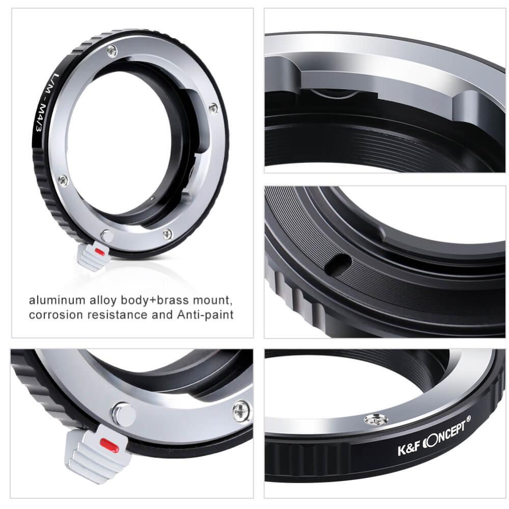 K&F Concept K&F Concept Objektivadapter till Leica M objektiv for Micro 4/3 kamerahus