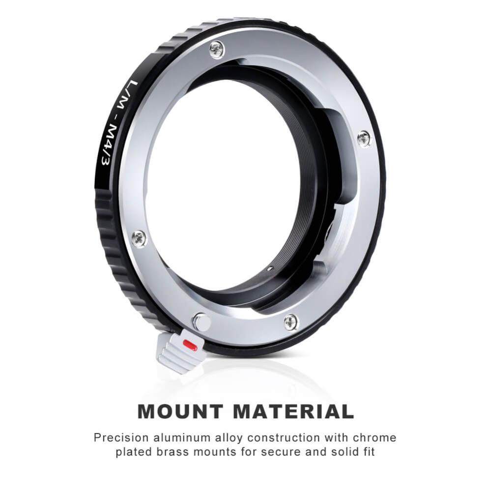 K&F Concept K&F Concept Objektivadapter till Leica M objektiv for Micro 4/3 kamerahus