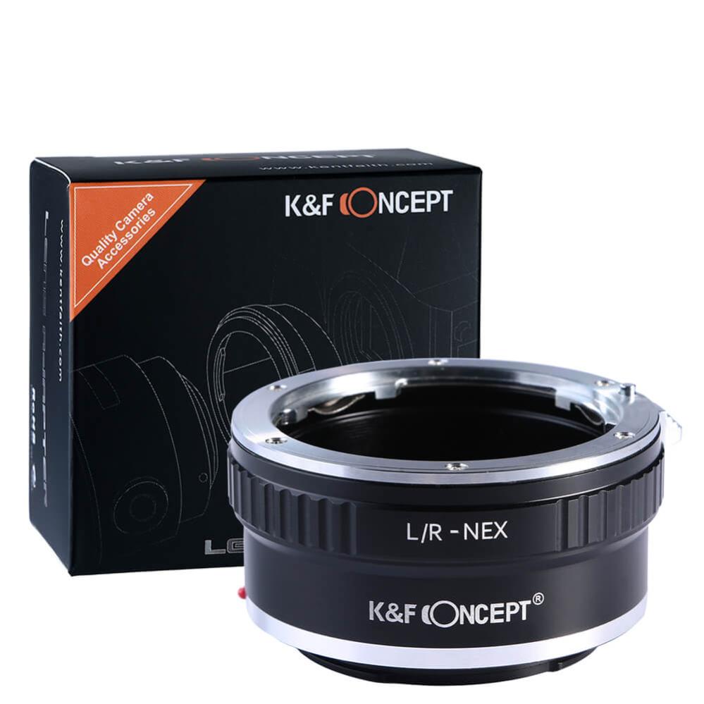 K&F Concept K&F Concept Objektivadapter till Leica R objektiv for Sony E kamerahus
