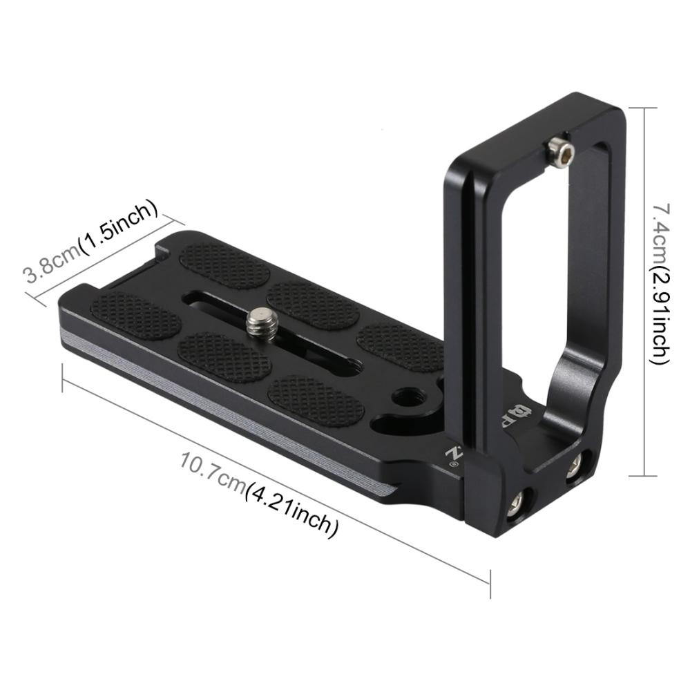 Puluz Universal l-bracket for systemkameraer – stabil fotografering i portrettmodus