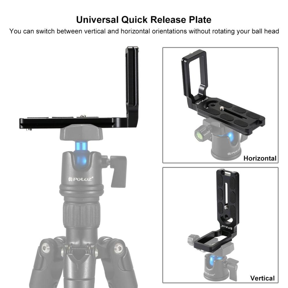 Puluz Universal l-bracket for systemkameraer – stabil fotografering i portrettmodus
