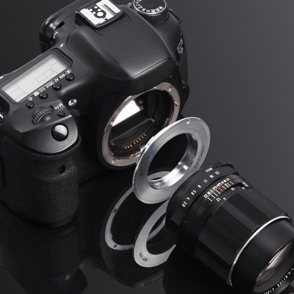 K&F Concept K&F Concept Objektivadapter till M42 objektiv för Canon EOS kamerahus