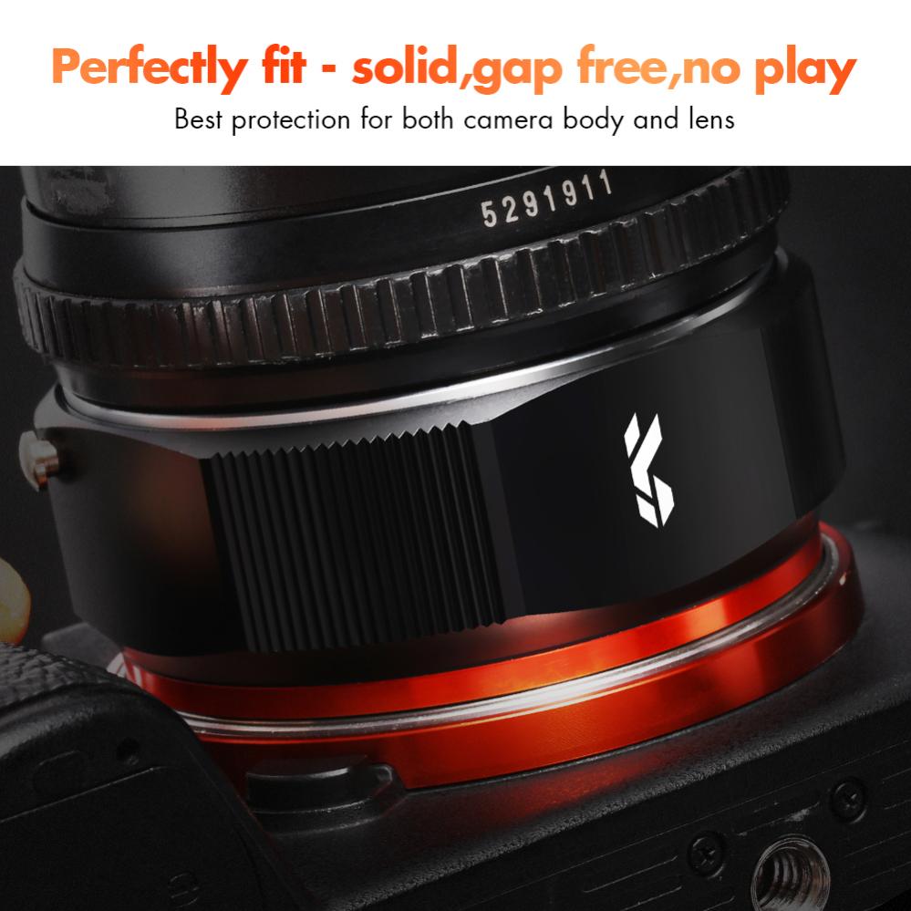 K&F Concept K&F Concept Objektivadapter Pro till Minolta MD objektiv for Sony E kamerahus