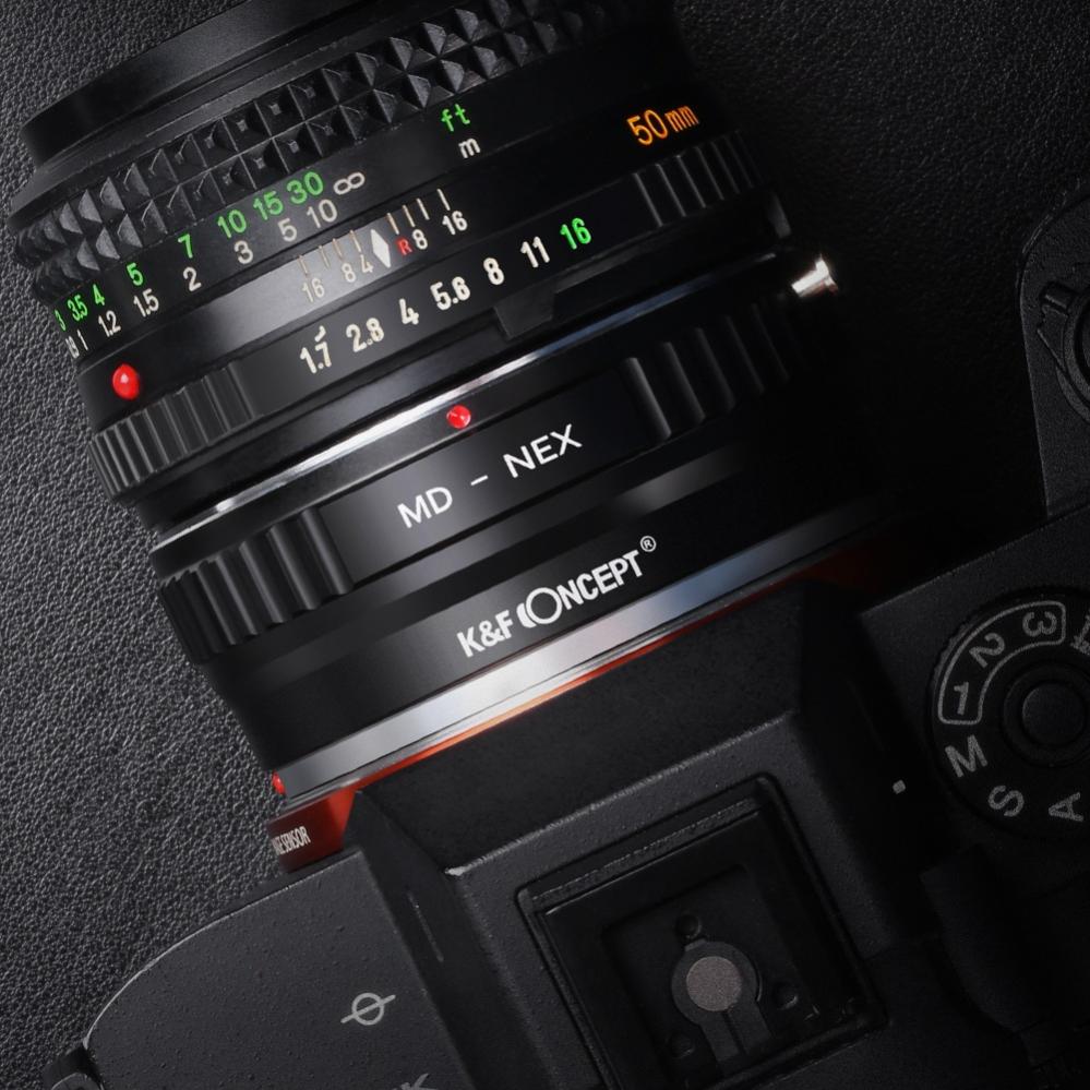 K&F Concept K&F Concept Objektivadapter till Minolta MC MD objektiv for Sony E