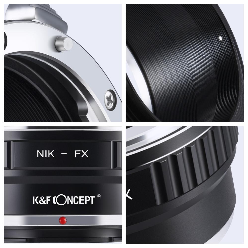 K&F Concept K&F Concept Objektivadapter for Nikon F objektiv for Fujifilm X kamerahus