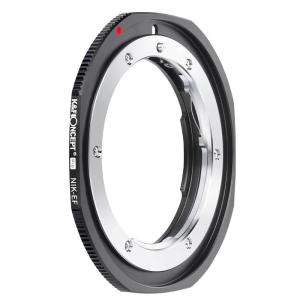 K&F Concept K&F Objektivadapter till Nikon F/AF AI AI-S objektiv för Canon EOS kamerahus