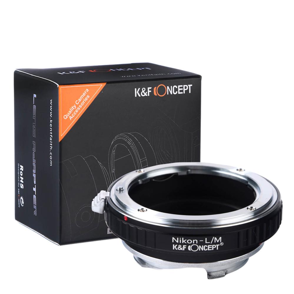 K&F Concept K&F Concept Objektivadapter till Nikon F objektiv for Leica M kamerahus