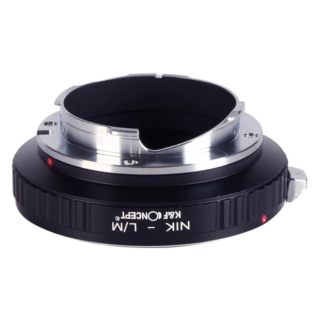 K&F Concept K&F Concept Objektivadapter till Nikon F objektiv for Leica M kamerahus
