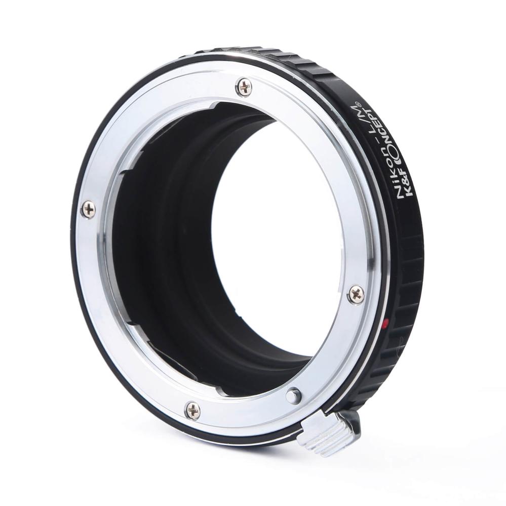 K&F Concept K&F Concept Objektivadapter till Nikon F objektiv for Leica M kamerahus