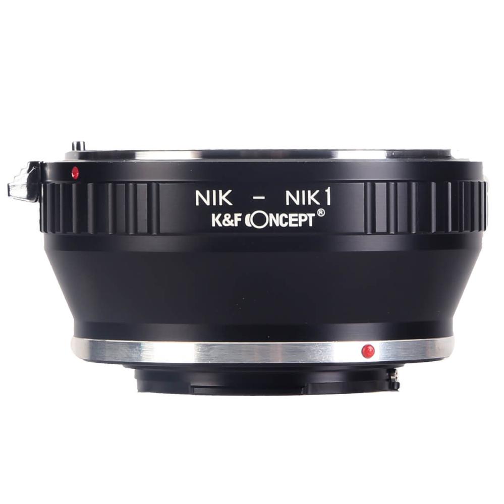 K&F Concept K&F Objektivadapter till Nikon F objektiv for Nikon 1 kamerahus