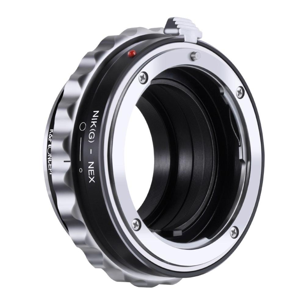 K&F Concept K&F Objektivadapter till Nikon G objektiv for Sony E kamerahus