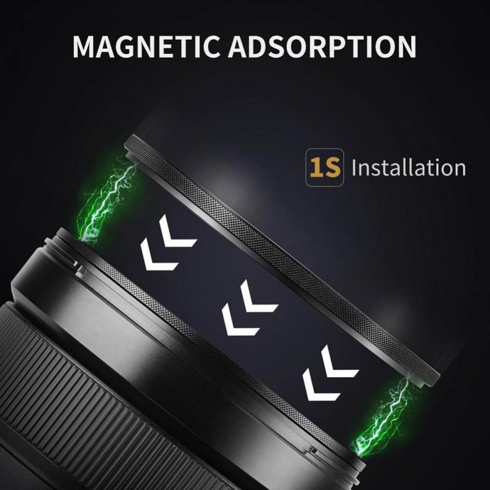 K&F Concept K&F Concept Magnetisk ND-filter ND64 med adapterring & magnetlokk