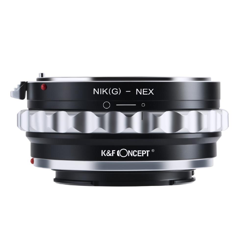 K&F Concept K&F Objektivadapter till Nikon G objektiv for Sony E kamerahus
