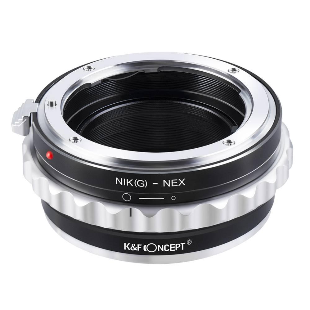 K&F Concept K&F Objektivadapter till Nikon G objektiv for Sony E kamerahus