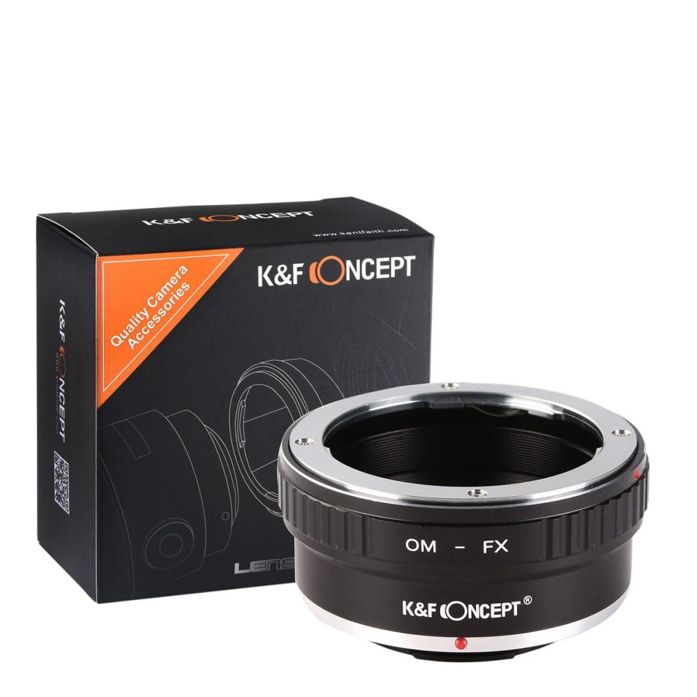 K&F Concept K&F Objektivadapter for Olympus OM Zuiko objektiv for Fujifilm X kamerahus
