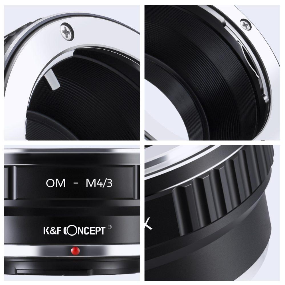 K&F Concept K&F Concept Objektivadapter till Olympus OM objektiv for Micro 4/3 kamerahus