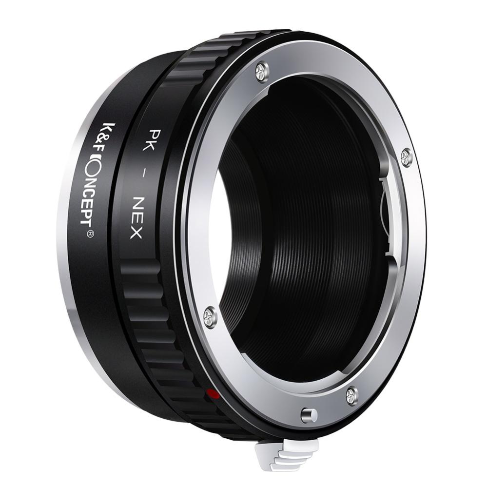 K&F Concept K&F Objektivadapter till Pentax K objektiv for Sony E kamerahus