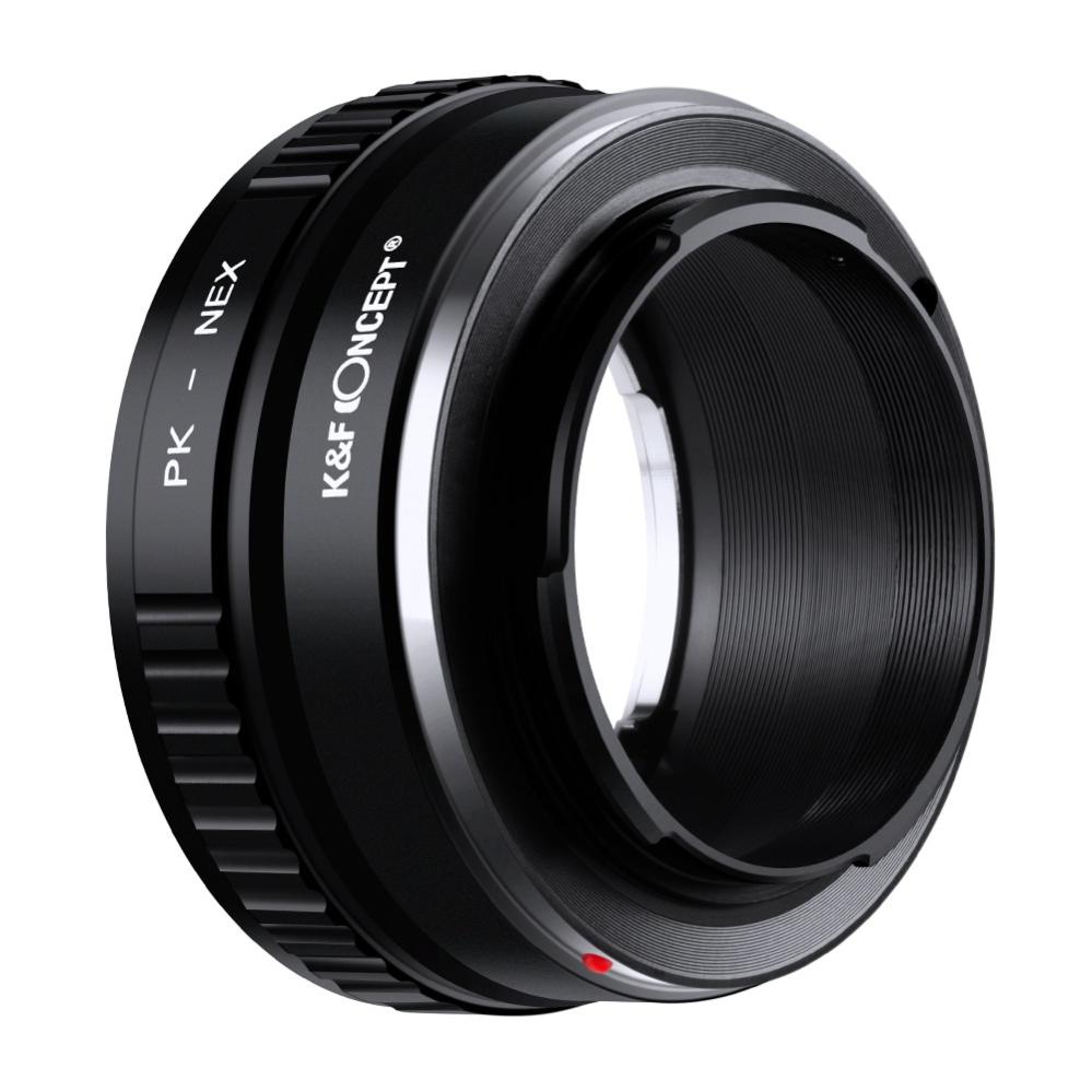 K&F Concept K&F Objektivadapter till Pentax K objektiv for Sony E kamerahus