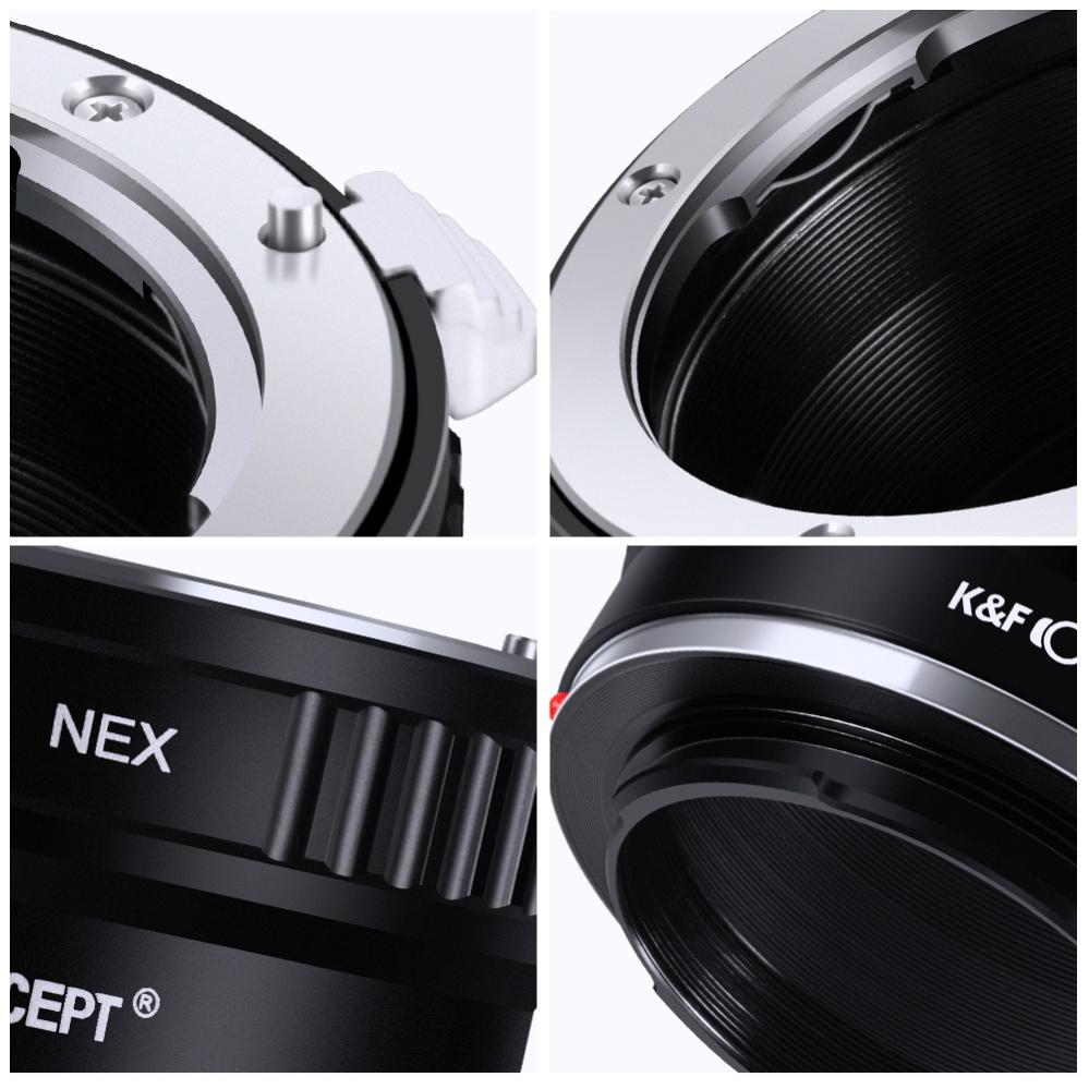 K&F Concept K&F Objektivadapter till Pentax K objektiv for Sony E kamerahus
