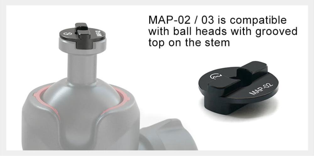 Sunwayfoto Sunwayfoto mac-14t fäste for manfrotto & Arca Swiss plattor