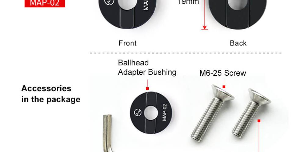 Sunwayfoto Sunwayfoto mac-14t fäste for manfrotto & Arca Swiss plattor