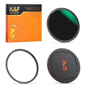 K&F Concept K&F Concept Magnetisk ND-filter ND64 med adapterring & magnetlokk