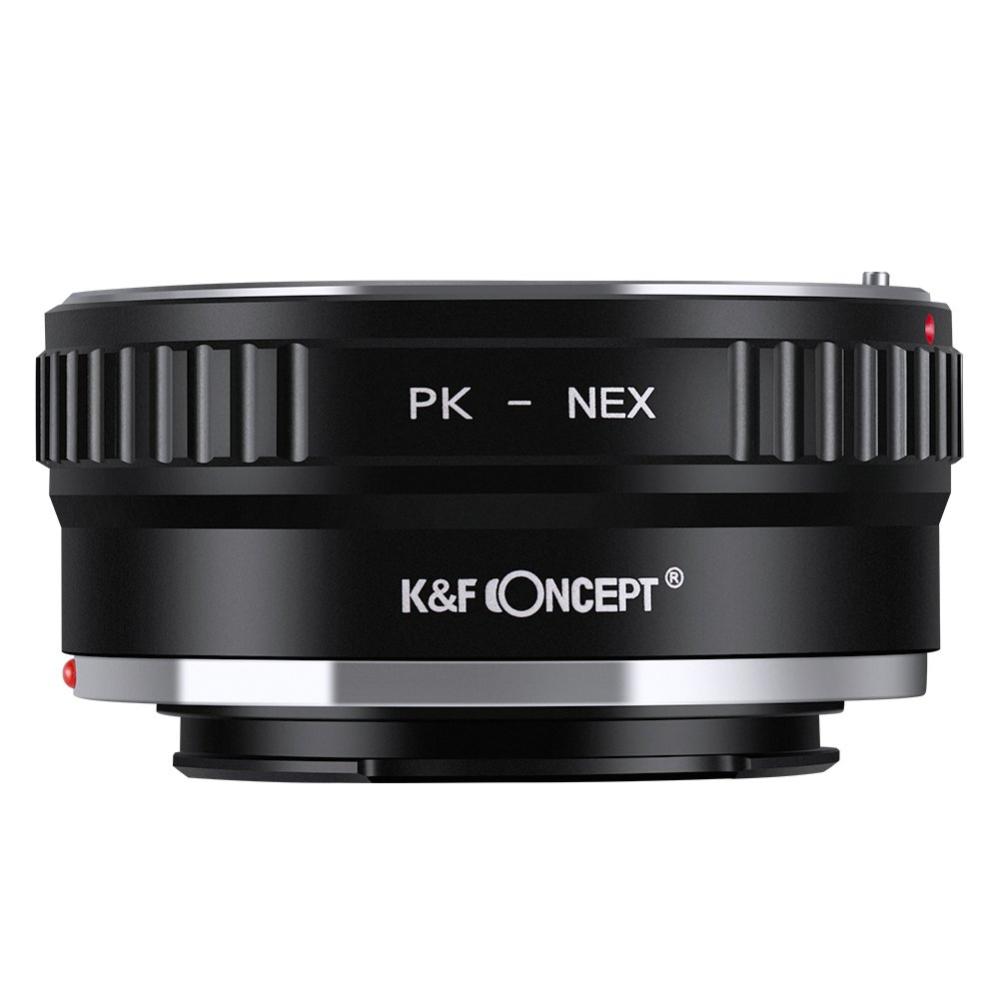 K&F Concept K&F Objektivadapter till Pentax K objektiv for Sony E kamerahus