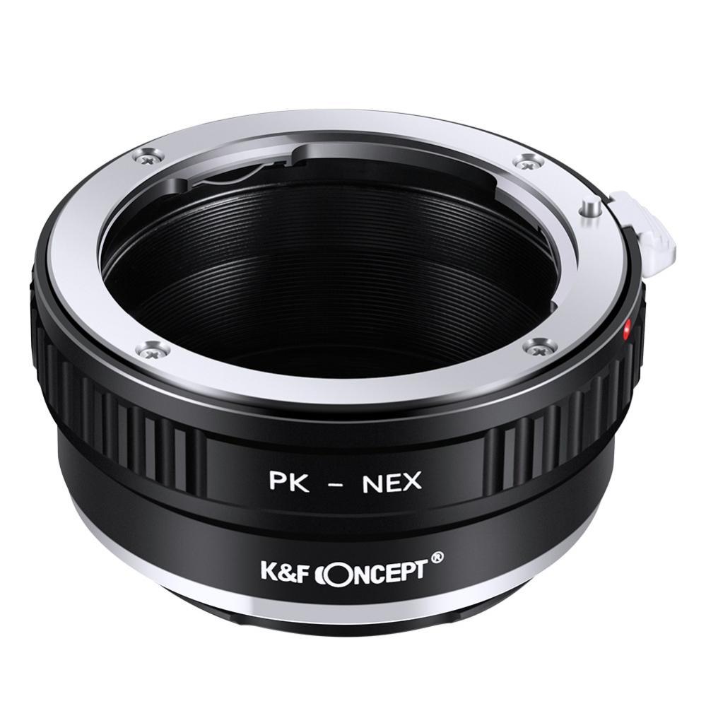 K&F Concept K&F Objektivadapter till Pentax K objektiv for Sony E kamerahus