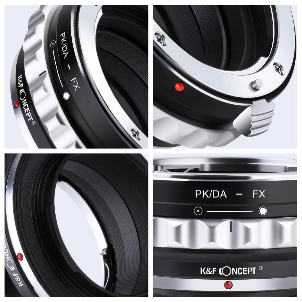 K&F Concept K&F Objektivadapter for Pentax K/M/A/FA/DA objektiv for Fujifilm X kamerahus