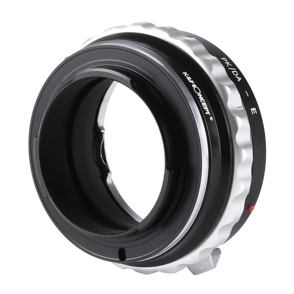 K&F Concept K&F Objektivadapter till Pentax K/M/A/FA/DA objektiv for Sony E kamerahus