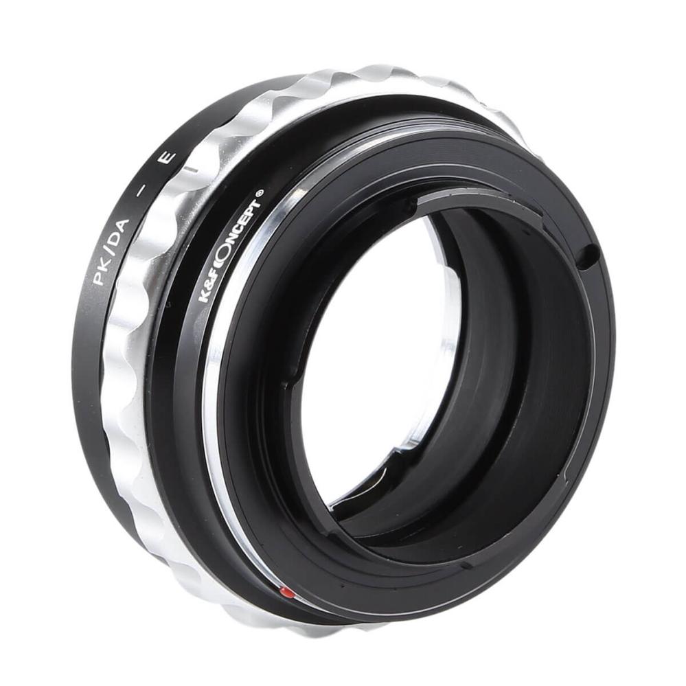 K&F Concept K&F Objektivadapter till Pentax K/M/A/FA/DA objektiv for Sony E kamerahus