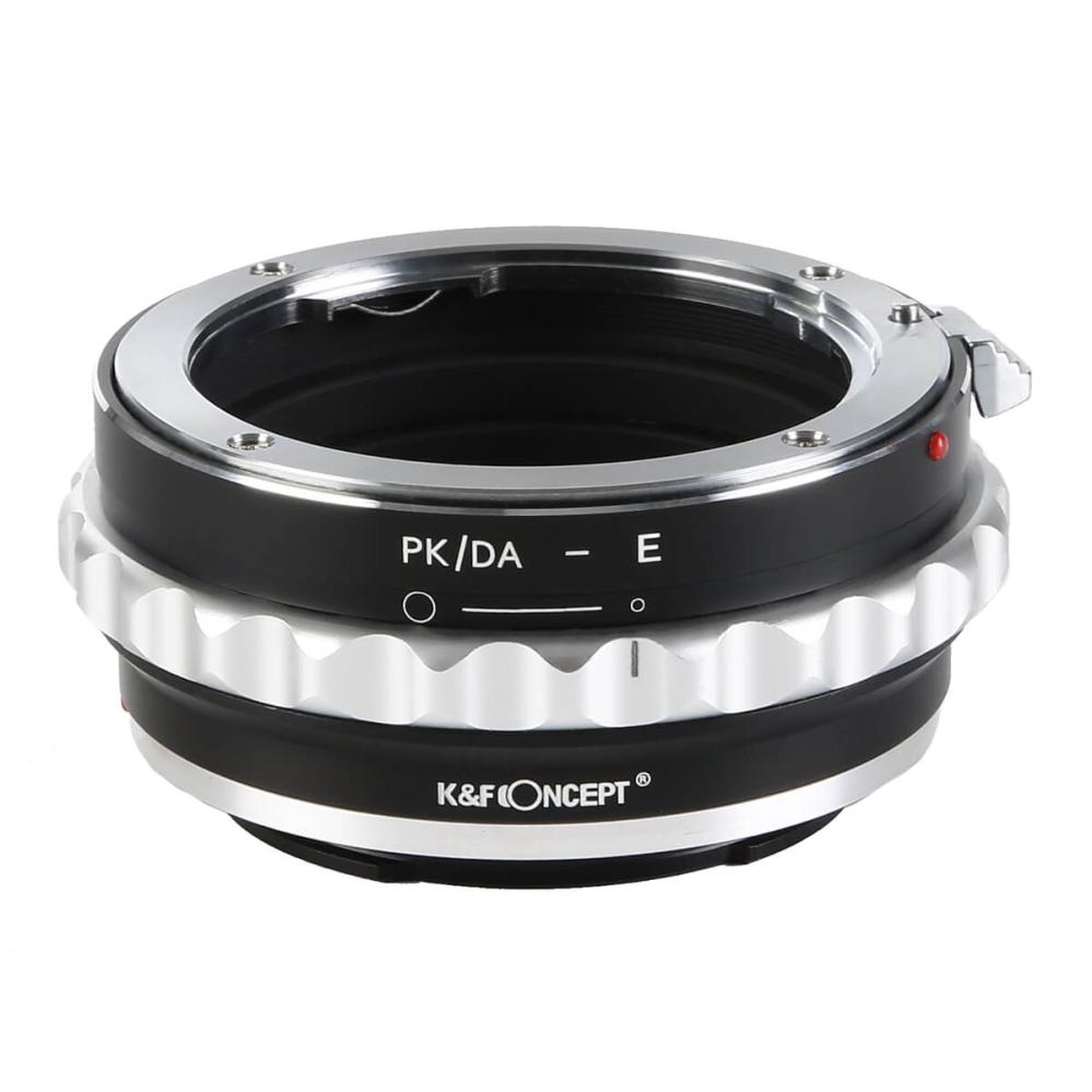 K&F Concept K&F Objektivadapter till Pentax K/M/A/FA/DA objektiv for Sony E kamerahus